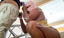 Caught Tenant Masturbating Outdoors, Demanded Doggystyle Fuck or Report