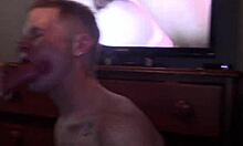 Group of gay men bottoming in intense scene.