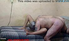 Bartender quick suck & fuck with cum in pussy hard