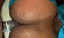 Fat booty ebony in lingerie, wanna take this dick?