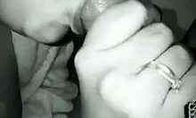 slutty neighbor's wife giving a suggestive blowjob