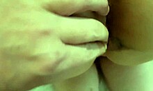 My hot Brazilian wife bent over begging for pussy and anal sex