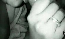 slutty neighbor's wife giving a suggestive blowjob