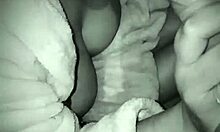 slutty neighbor's wife giving a suggestive blowjob