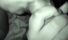 slutty neighbor's wife giving a suggestive blowjob