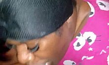 Sloppy bedtime blowjob session