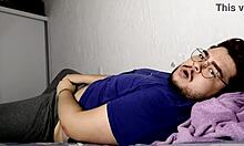 Chubby Gay Man Enjoys Solo Time