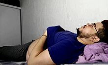 Chubby Gay Man Enjoys Solo Time