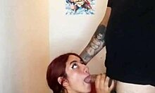 My cute stepsister begs for money to go out, leading to a cumshot