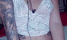 Punheta Guiada Loira Tatuada Rachell Miranda Guiando Sua Punheta!