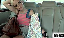 Stranded Teen Naomi Woods Gets Hardcore Cumshot On Natural Tits!