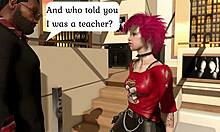 Student learns anal lesson from teacher