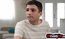 River Lynn's small tits and her skills in dick sucking