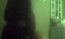 Watch this ebony beauty ride big black cock hard