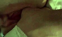 John and Ali Lick and Finger Brunette's Pussy