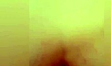 french brunette rides and gets cum on her ass