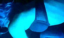 Why is my skinny girlfriend sucking her milf mother-in-law's big black cock in the car?