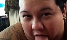 Asian Wife Loves Sucking My Big White Uncut, Yet Struggles with the Size.