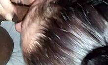 Amateur Deepthroats Big Black Cock In Interracial Ride