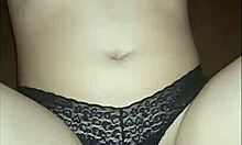 Tinder date Funnycouple98 gets pounded doggystyle by a monster cock in the living room.