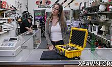 Amateur Skank Fucks And Sucks Cock In Shop Hardcore