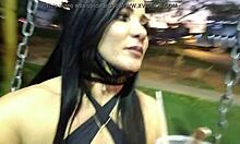 Brazilian amateur dragged dick to car for anal