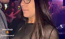 Mel Khalifa Vai Quase Pelada Pra Balada E Chama Atenção De Todos