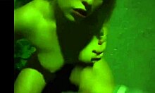 Stunning girlfriend gives a blowjob right in the street at night