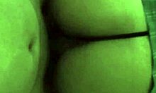 I took the school slut to the hotel and rubbed my dick on her ass 😏