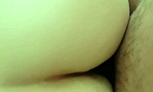 amazing blonde wife gets bent over for anal and facial by friend