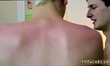 Emo teen Jessie explores amateur gay experiences in bareback scenes