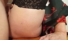 sexy latina milf in stockings craves cock for anal cumshot