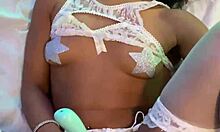 Cali Caliente, petite Colombian cutie with buttplug, rides hard in POV quickie