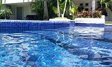 que delicioso coger despues de nadar en la alberca 😍