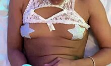 Cali Caliente, petite Colombian cutie with buttplug, rides hard in POV quickie