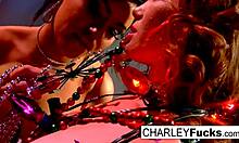 Charley Chase And Her Sexy Girlfriend Experience Intense Passionate Fucking