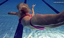 Elena Proklova's Underwater Beauty in the Pool
