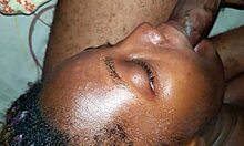 Ebony Stepsister Deepthroats Boyfriend's Monster Cock Secretly