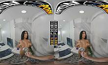 black stepsister ameena green wants your cock in this virtual porn scene