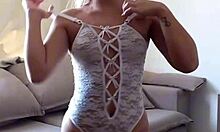 Blonde Latina Licks Husband's Wet Pussy Before Assfucking