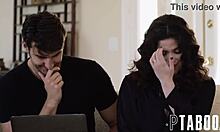 Troubleshooting turns steamy with petite teen Victoria Voxxx and Jay Smooth 😏