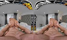 black stepsister ameena green wants your cock in this virtual porn scene