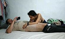 latina stepmom with huge ass searches the closet, her tattooed stepson watches and grabs her wet pussy in pov doggystyle homemade