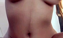 i fuck yuleiny while watching a movie, her big tits bouncing as she rides my cock