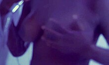 my step uncle didn’t know i caught him peeping while i bathed, touching his huge cock