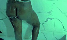 my step uncle didn’t know i caught him peeping while i bathed, touching his huge cock