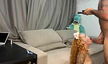 Wow! Redhead Soaks My Cock Before Wild Fucking!