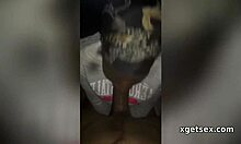 Thot eagerly sucks my big black cock in pov