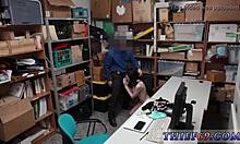 Brunette Teen Fucks Patron Hard