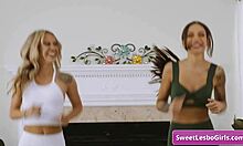 blonde girl seduces her personal trainer - april olsen summer vixen